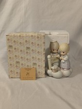 Enesco Precious Moments Figurine 1986 'No Tears Past the Gate' Model 101826 picture