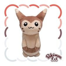 Pokémon Furret Fit Plush 162 Pokemon Center Official Japan picture