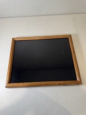 Vtg Rustic Wood Pin Collectors Frame 15” X 12” Foam Backing Pins Display Case picture