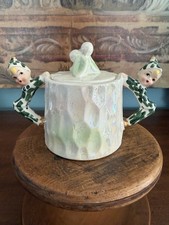 lefton christmas Pixie Elf Sugar Bowl with Lid picture