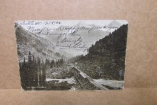 1906 'THE FOUR TRACKS' RAILROAD BRIDGE PICTURE POST CARD POSTED picture