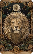 Twelve Constellations Leo Zodiac Celestial Star Tin Metal Signs Home Décor 8x12  picture