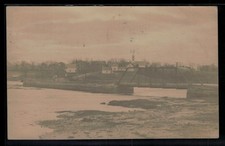 Newburyport MA Addressed River Bridge RPPC Postcard 1910 Mass picture