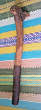 Penobscot Hand Carved Birch Wood Root Branch Work Three Bird Beaks Rare Vintage picture