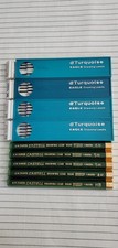 BEROL TURQUOISE EAGLE & A.W.FABER CASTEEL DRAWING LEAD LOT 2H 3H 6H 5H 4H HB picture