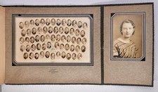 Vtg 1934 Lakeview High School Battle Creek MI Class Photo Autographs Newspaper picture