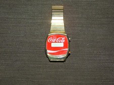 VINTAGE ENJOY COCA COLA BATTERY OP DIGITAL WATCH *NEEDS BATTERY* picture