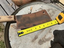 Vintage Briddell Meat Cleaver picture