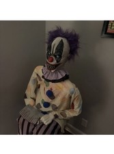 Spirit Halloween 2013 Thrashing Clown Animatronic Prop Gemmy (MISSING TNT)  picture