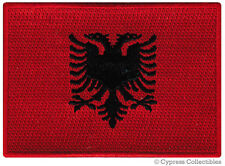ALBANIA FLAG PATCH ALBANIAN BADGE applique embroidered iron-on TRAVEL SOUVENIR  picture