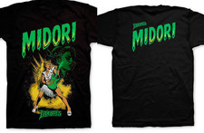 Japanese Rock Band Lovebites Midori black 2 sides T-shirt unisex S to 5Xl picture