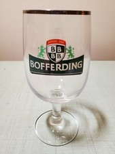 Bofferding of Luxembourg Silver Rimmed Stemmed Glass .25L NEW picture