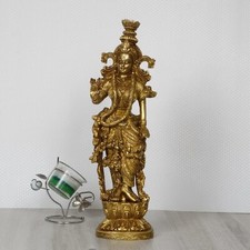 Radha Ji Statue Brass Hindu Deity Goddess Idol Home Temple Vastu Puja 14 Inch picture