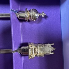 Queen Elizabeth II Golden Jubilee 2002  22ct Gold Plated Set of 4 Spoons picture