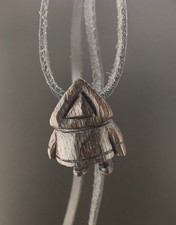 Greenland Faceless Ritual Doll Pendant for Him, Inuit Inspired Art Jewelry picture