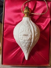 2nd Annual Lenox Christmas Ornament new in box 1983 picture