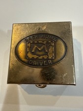 Vintage Back Vintage Home Driver safety award medal, picture