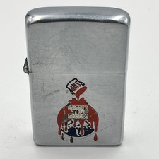Vintage Zippo Lighter 1951-1953 Steel Sherwin-Williams (Tested to Work) picture