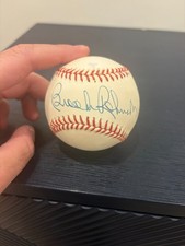 Brooks Robinson Signed OAL Bobby Brown Baseball JSA AZ06349 Orioles HOF picture