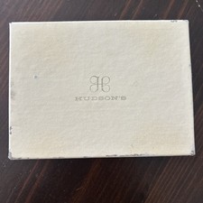 vintage Hudson’s Department Store Detroit Cardboard Jewelry Gift Box Rare 1960s picture