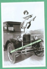 Found PHOTO of a Pretty Flapper Girl & Old Car from the 1920's Era picture
