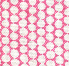 4 Yards Hable Construction Checker Rose on Oyster Pink Fabric/2 pieces picture