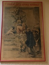 Original French WWI (1914-1918) Bonds Patriotic Poster (NOT A REPRODUCTION) picture