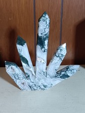 2.1 LB Natural Aquatic Agate Quartz Obelisk  picture