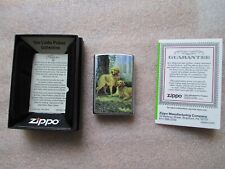 NOS 2008 ZIPPO THE LINDA PICKEN COLLECTION TWO GOLDEN RETRIEVERS W/ ORIG INSERT picture