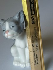 LLADRO 5113 Cat Waiting to eat figurine Vintage picture