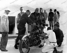 8x10 Print Rollie Free Breaking Speed Record Bonneville Flats 1948 #ROE picture