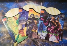 1995 UNUSED Batman Forever McDonald's Large French Fry Boxes Complete Set of 4 picture