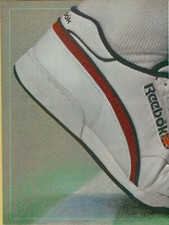 1986 Reebok ACT 600 Sneaker Sports Shoe Better Court Grip Vintage Print Ad  picture