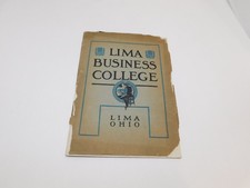 Vintage Lima Ohio Business College Booklet picture