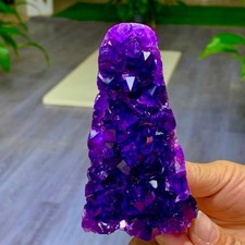 303g Natural Amethyst geode Agate quartz cluster crystal specimen Healing picture