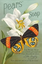 🌼 Pears' Soap 1920s Art Deco Poster 16x24” Premium 💎 Print 🦋 picture