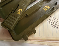 US Army Style Novelty Click Pen with Matching Case – free engraving picture