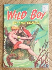 Wild Boy # 15 (GD 2.0) 1955. St. John. Matt Baker cover. Scarce final issue. picture