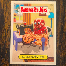 2007 Topps Garbage Pail Kids Tailored Tyler #22a GPK Sticker Card picture