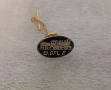 Vintage B of L.E. Train Tie Tack Brotherhood Locomotive Engineers 12K GF picture