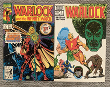 MARVEL Comics WARLOCK #1 Special Edition 1982 + WARLOCK INFINITY WATCH #1 VF/NM picture