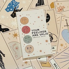 Your Feelings Are Valid Oracle Deck 2nd Edition, 6 x 10.3 cm / 2.36 x 4.06 in picture