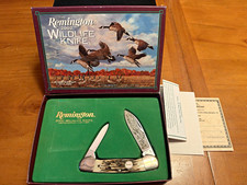 Remington 2002 Wildlife Knife Limited Ed 2-Blade Bone Handle w/ Box & Cert picture