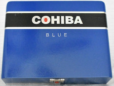 COHIBA BLUE - ROBUSTO - 8 1/2  X  6 1/2  X  2 1/2 - AMAZING CONDITION picture