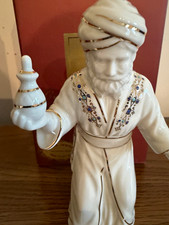 Lenox China Jewels Nativity Perfume Seller Figurine White/Gold/Blue with box picture