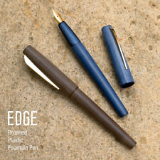 KACO EDGE Fountain Pen Brushed Matte Ink Pen with Schmidt Converter and Gift Box picture