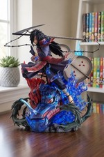 Naruto Shippuden Madara Uchiha Figure 40cm 15.7in Susanoo Dragon Base Statue picture