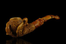 Eagle claw Meerschaum Pipe brown handmade tobacco smoking pfeife  海泡石 with case picture