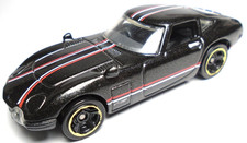2013 HOT WHEELS WORKSHOP TOYOTA 2000GT BLACK 1:64 DIECAST 2 7/8