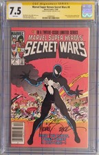 Marvel Secret Wars #8 CGC 7.5 Newsstand Signed By Michael Zeck 1st Black Suit picture